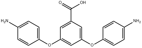 3,5-BIS(4-AMINOPHENOXY)BENZOIC ACID Structure