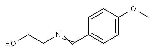 2-[(p-methoxybenzylidene)amino]ethanol Structure