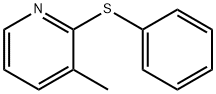 2-phenylthio-3-methylpyridine Structure