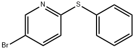 2-(フェニルチオ)-5-ブロモピリジン 化学構造式