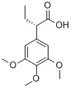 (S)-2-(3,4,5-三甲氧基苯基)丁酸,195202-08-5,结构式