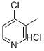 4-氯-3-甲基吡啶盐酸盐 结构式