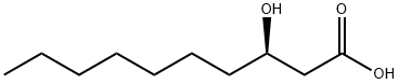 (R)-3-ヒドロキシデカン酸 化学構造式