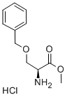 O-ベンジル-L-セリンメチル塩酸塩 化学構造式