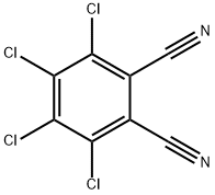 テトラクロロフタロニトリル 化学構造式