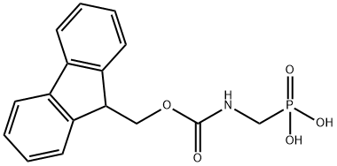 アミノメチルりん酸‐FMOC標準品 化学構造式