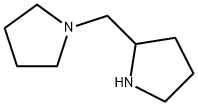 1-(ピロリジン-2-イルメチル)ピロリジン 化学構造式