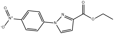 ethyl 1-(4-nitrophenyl)-1H-pyrazole-3-carboxylate Struktur