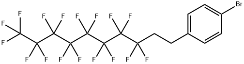 1-溴-4-(3,3,4,4,5,5,6,6,7,7,8,8,9,9,10,10,10-十七氟癸基)苯, 195324-88-0, 结构式