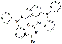 dibromocarbonylhydrobis(triphenylphosphine)iridium  Struktur