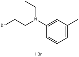 N1-(2-BROMOETHYL)-N1-ETHYL-3-METHYLANILINE HYDROBROMIDE Structure