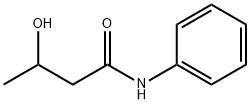 3-ヒドロキシ-N-フェニルブチルアミド 化学構造式