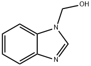 1H-ベンズイミダゾール-1-イルメタノール 化学構造式