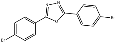 2,5-Bis(4-bromophenyl)-1,3,4-oxadiazole Struktur