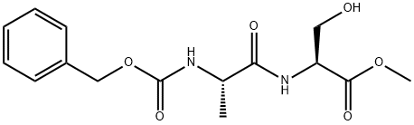 Z-Ala-Ser-OMe 化学構造式