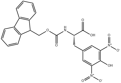FMOC-3,5-DINITRO-TYR-OH Struktur