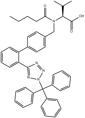 三苯甲基缬沙坦,195435-23-5,结构式