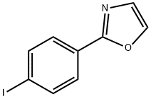 2-(4-ヨードフェニル)オキサゾール 化学構造式