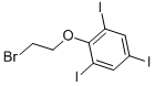 2-(2-bromoethoxy)-1,3,5-triiodobenzene Structure