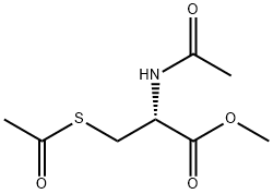 N,S-DIACETYL-L-CYSTEINE METHYL ESTER Structure