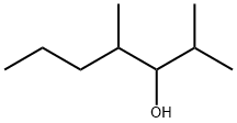 2,4-ジメチル-3-ヘプタノール 化学構造式