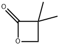 3-ヒドロキシ-2,2-ジメチルプロピオン酸ラクトン 化学構造式