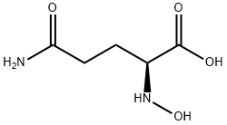 (4S)-4-アミノ-4-カルボキシブタンヒドロキサム酸 化学構造式