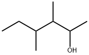 3,4-ジメチル-2-ヘキサノール 化学構造式