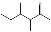 3,4-ジメチル-2-ヘキサノン 化学構造式