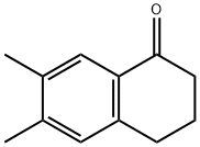 6,7-二甲基-1-四氢萘酮, 19550-57-3, 结构式