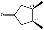 CIS-3,4-DIMETHYLCYCLOPENTANONE Structure
