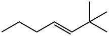反-2,2-二甲基-3-庚烯, 19550-75-5, 结构式