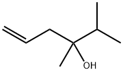 2,3-ジメチル-5-ヘキセン-3-オール 化学構造式