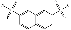 2,7-ナフタレンジスルホニルクロリド 化学構造式