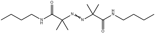 2，2’アゾビス（Nブチル2メチルプロピオンアミド） 化学構造式