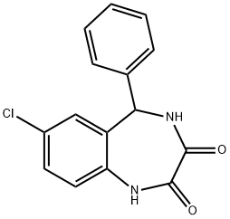 3-Dehydroxy-3-oxo-4,5-dihydro OxazepaM Structure