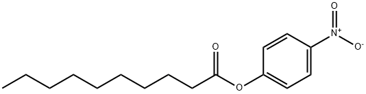 デカン酸 4-ニトロフェニル 化学構造式