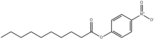 DECANOIC ACID 4-NITROPHENYL ESTER Structure