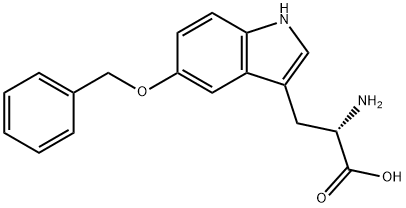 5-苄氧基-DL-色氨酸, 1956-25-8, 结构式