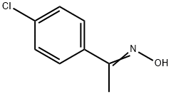 1-(4-クロロフェニル)-1-エタノンオキシム 化学構造式