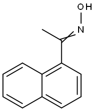 Ethanone, 1-(1-naphthalenyl)-, oxiMe Structure