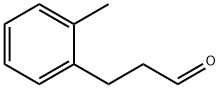 3-(2-甲基苯)丙醛 结构式
