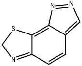 7H-Pyrazolo[4,3-g]benzothiazole(8CI) Structure