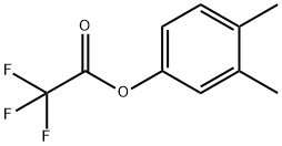 Trifluoroacetic acid 3,4-dimethylphenyl ester Structure