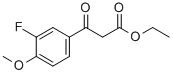 ethyl 3-(3-fluoro-4-methoxyphenyl)-3-oxopropanoate Structure