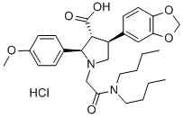 盐酸阿曲生坦, 195733-43-8, 结构式