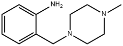 2-[(4-メチルピペラジン-1-イル)メチル]アニリン 化学構造式