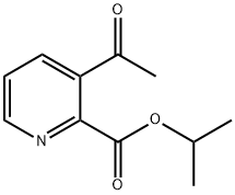 ISOPROPYL 3-ACETYLPYRIDINE-2-CARBOXYLATE Struktur