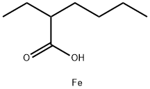 2-ethylhexanoic acid, iron salt 化学構造式