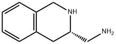 (3S)-1,2,3,4-四氢-3-异喹啉甲胺, 195832-21-4, 结构式